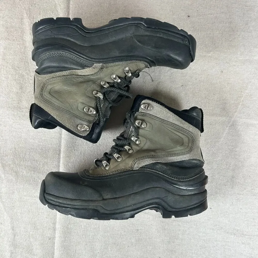 Lands End Mens Hiking Boots‎ Shoes Size 7.5B Waterproof Mid Camping Outdoors